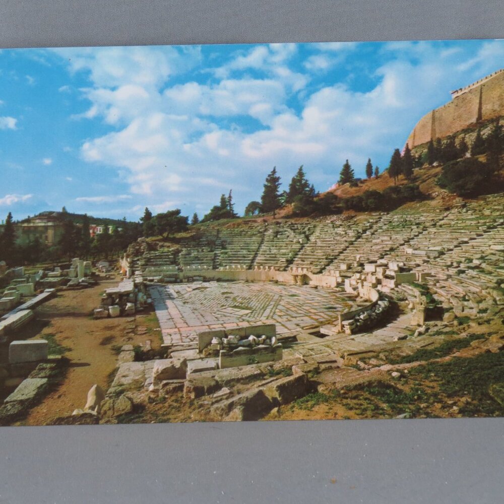 Vintage Postcard - Dionysos Theater Athens - Hannibal